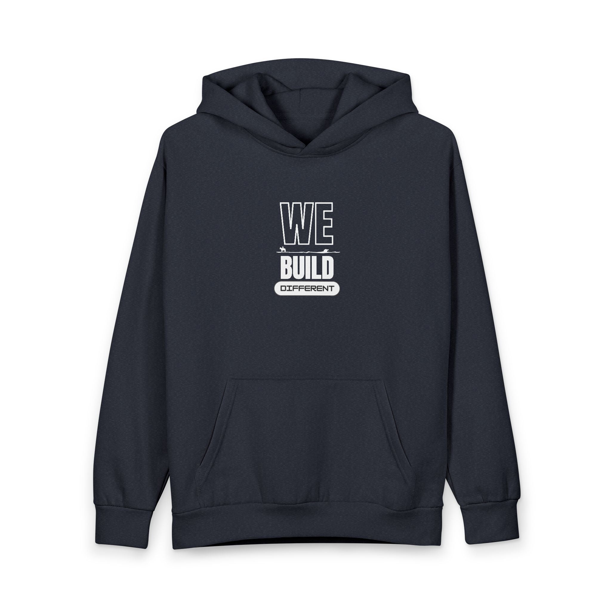 Minimalist Hoodie — We build different