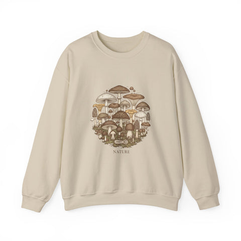 Mushroom Cluster Crewneck Sweatshirt | grunge shirt, flannel aesthetic