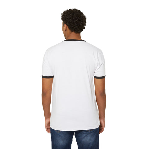404 Not Found Retro Ringer Tee — Tech Humor Graphic T-Shirt