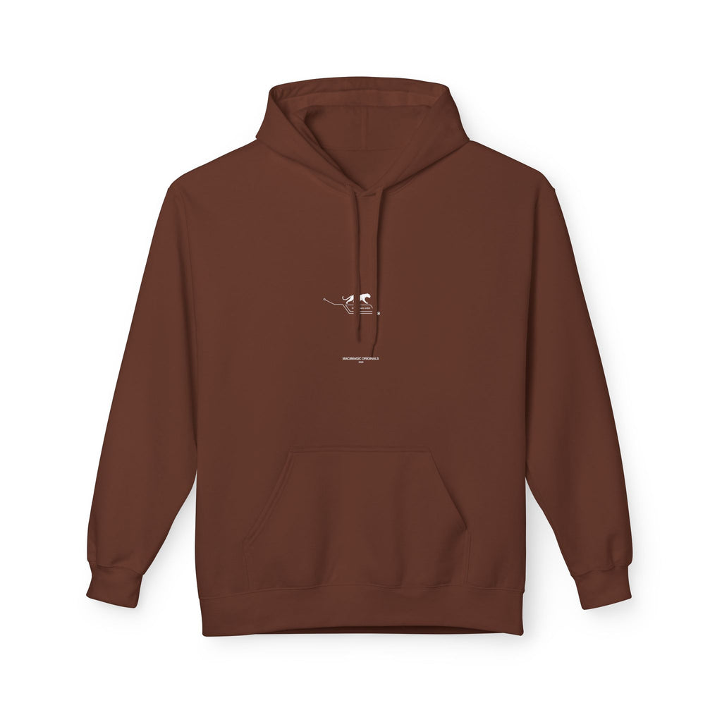 Minimalist Canoe Graphic Hoodie — Adventure Outdoor Pullover