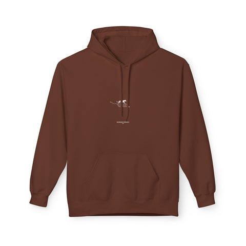 Minimalist Canoe Graphic Hoodie — Adventure Outdoor Pullover