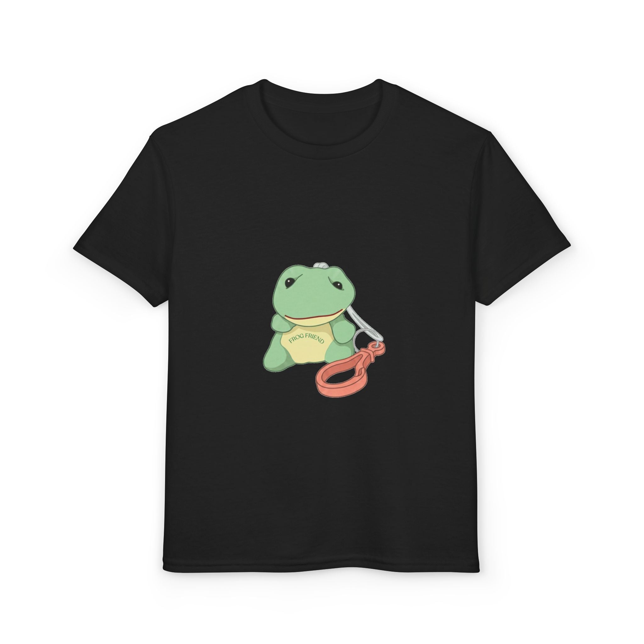 Kids T-Shirt — Cute Green Frogy