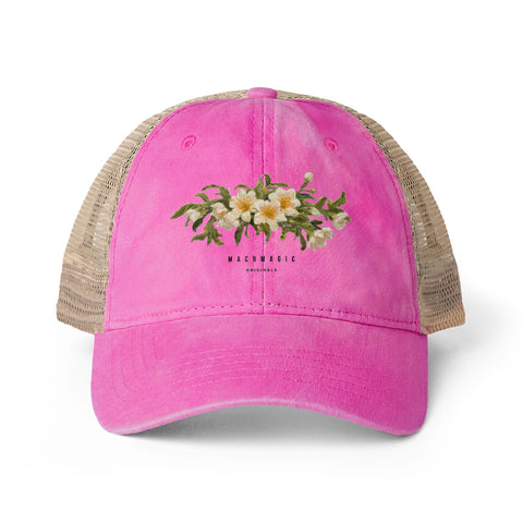 Women's Washed Mesh-Back Cap