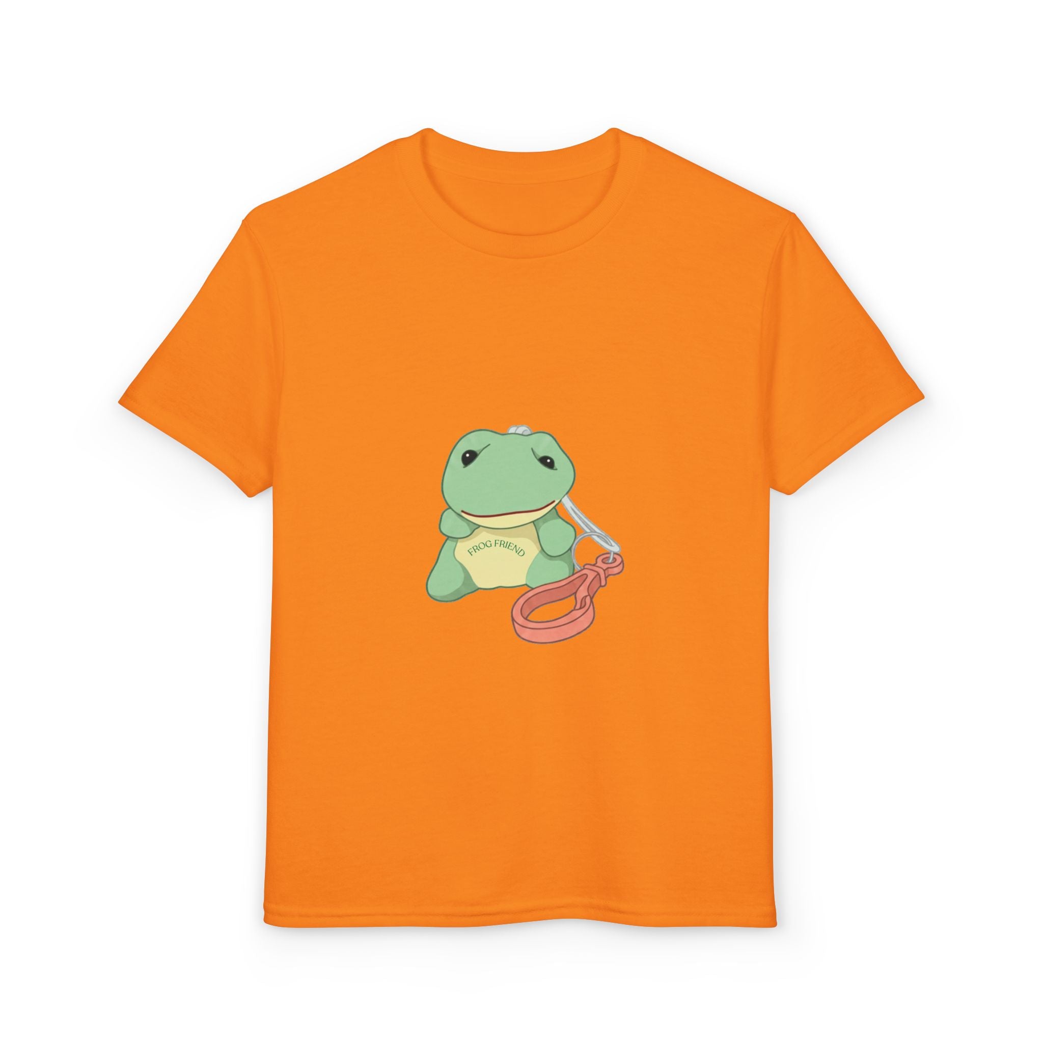 Kids T-Shirt — Cute Green Frogy