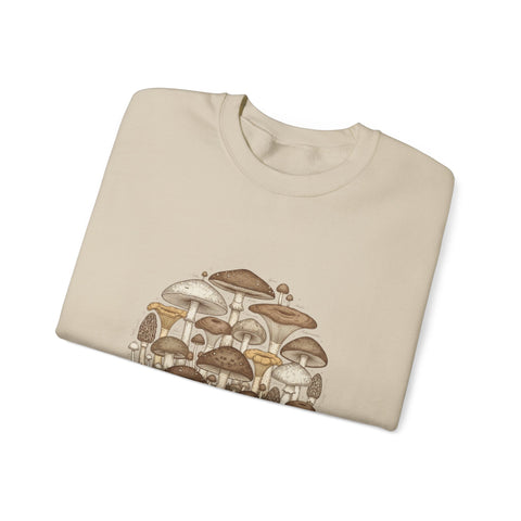 Mushroom Cluster Crewneck Sweatshirt | grunge shirt, flannel aesthetic