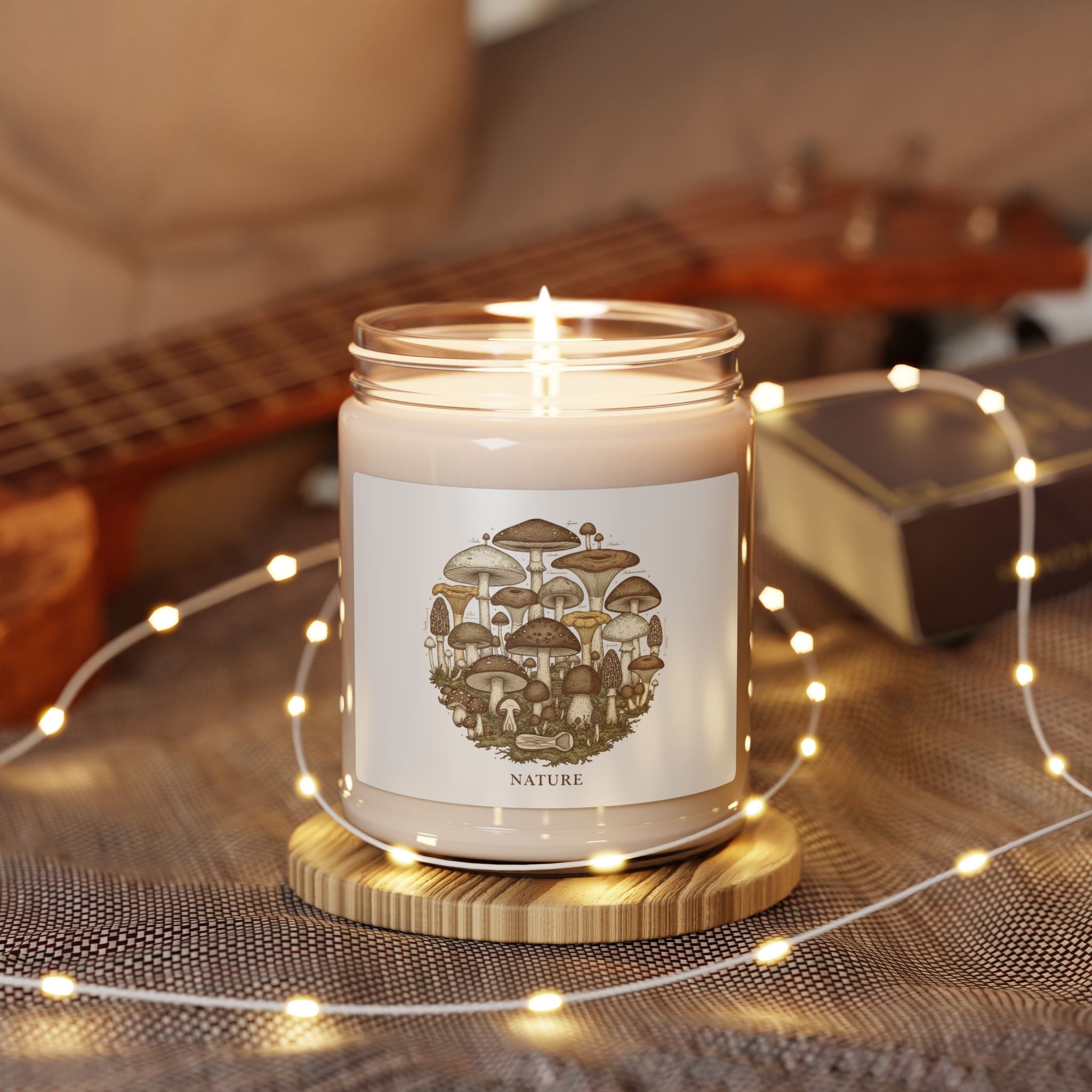 Mushroom Cluster Candle | Soy Candle, Grunge Plaid Aesthetic