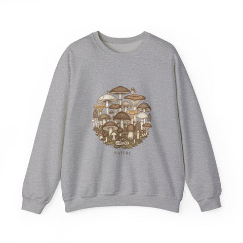 Mushroom Cluster Crewneck Sweatshirt | grunge shirt, flannel aesthetic