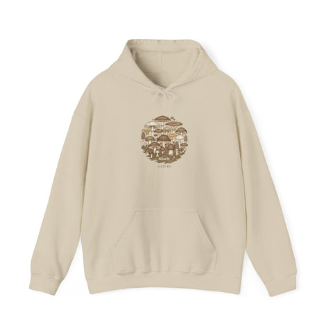 Mushroom Circle Hoodie | grunge revival, plaid comeback