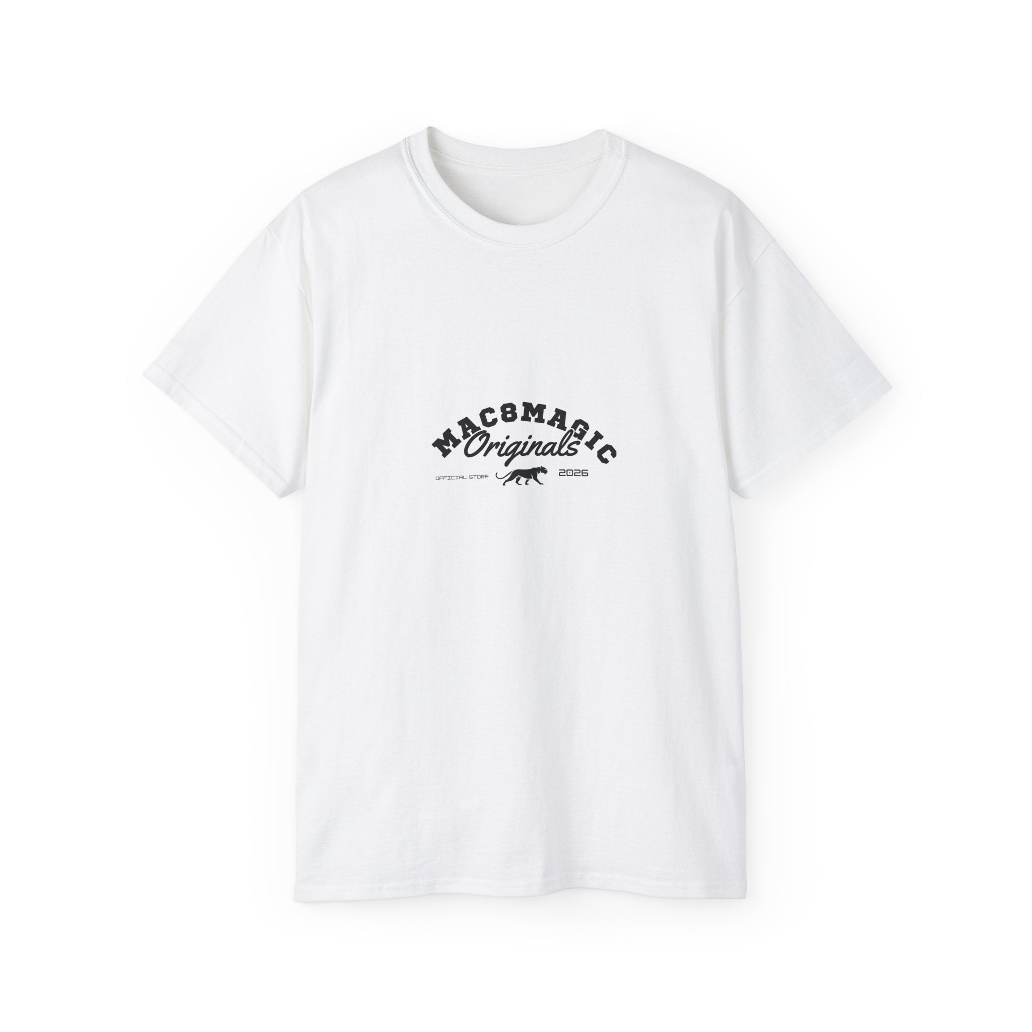 MacnMagic Originals Logo Tee — Vintage-style Graphic T-Shirt