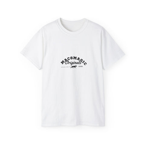 MacnMagic Originals Logo Tee — Vintage-style Graphic T-Shirt