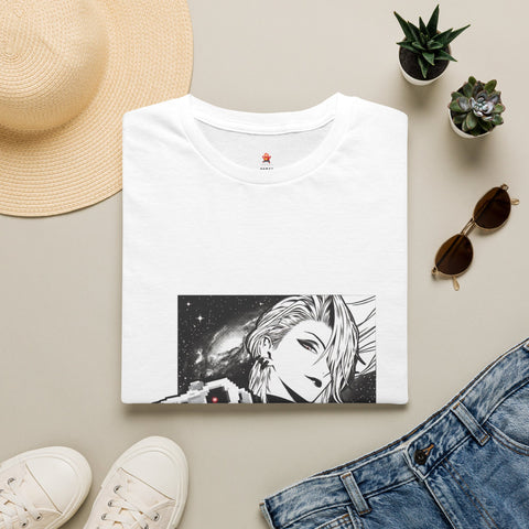 Anime Skull Portrait T-Shirt — Gothic Manga Graphic Tee