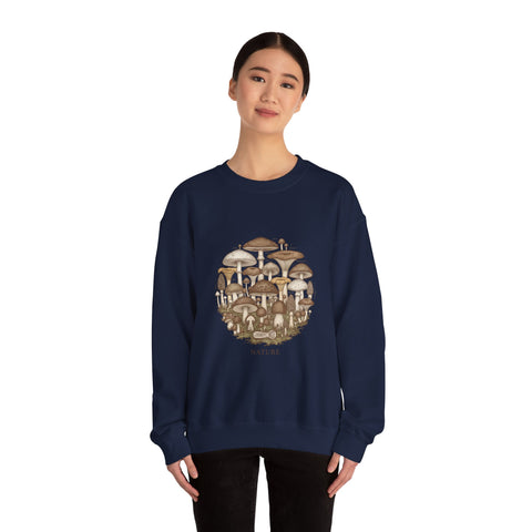Mushroom Cluster Crewneck Sweatshirt | grunge shirt, flannel aesthetic
