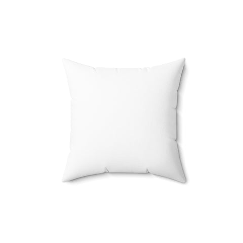 Decorative Pillow — Minimal Black Line Art Spun Polyester Throw Pillow