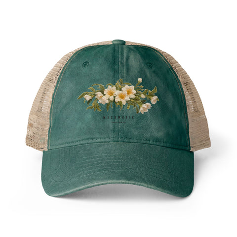 Women's Washed Mesh-Back Cap