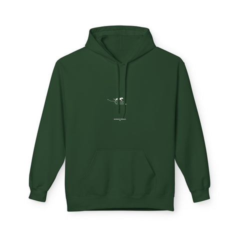 Minimalist Canoe Graphic Hoodie — Adventure Outdoor Pullover