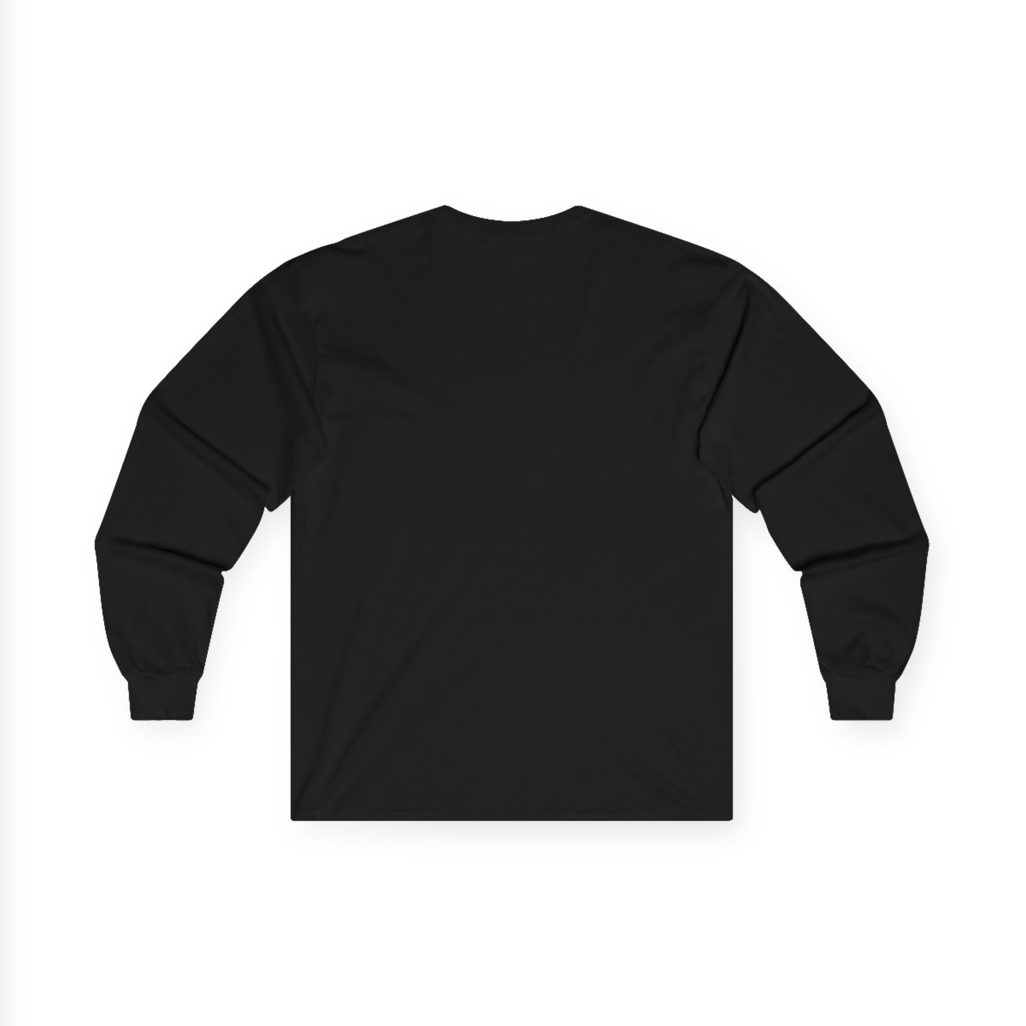 Long Sleeve Tee — Black Abstract Marble 'Alchemical' Graphic