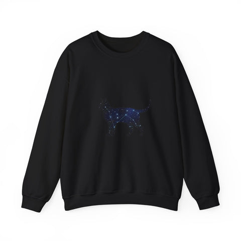 Starry Cat silhouette Sweatshirt | grunge shirt, flannel aesthetic