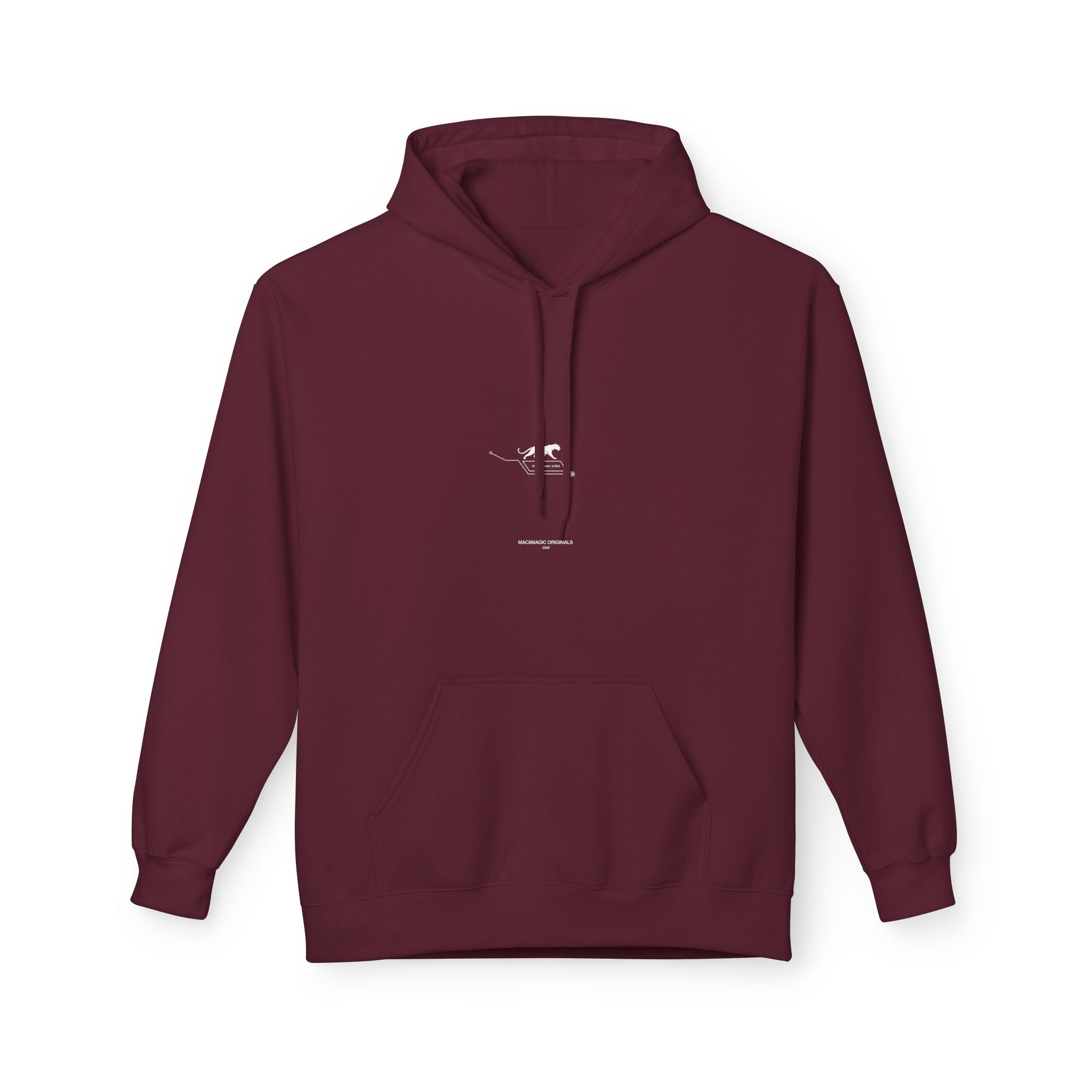 Minimalist Canoe Graphic Hoodie — Adventure Outdoor Pullover