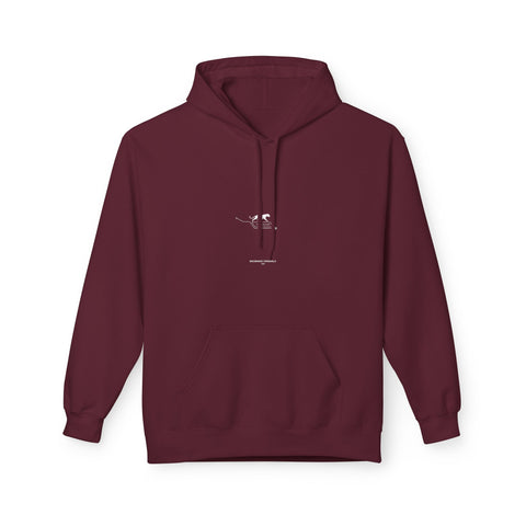 Minimalist Canoe Graphic Hoodie — Adventure Outdoor Pullover