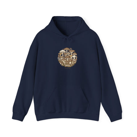 Mushroom Circle Hoodie | grunge revival, plaid comeback