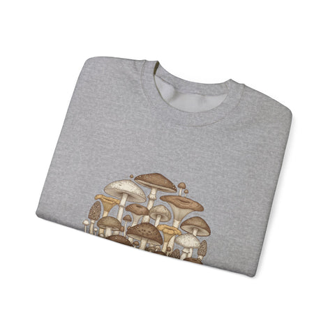Mushroom Cluster Crewneck Sweatshirt | grunge shirt, flannel aesthetic