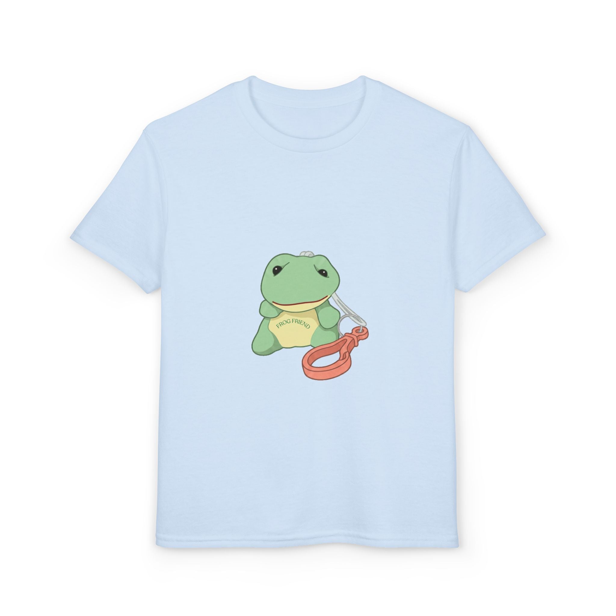 Kids T-Shirt — Cute Green Frogy