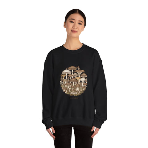 Mushroom Cluster Crewneck Sweatshirt | grunge shirt, flannel aesthetic