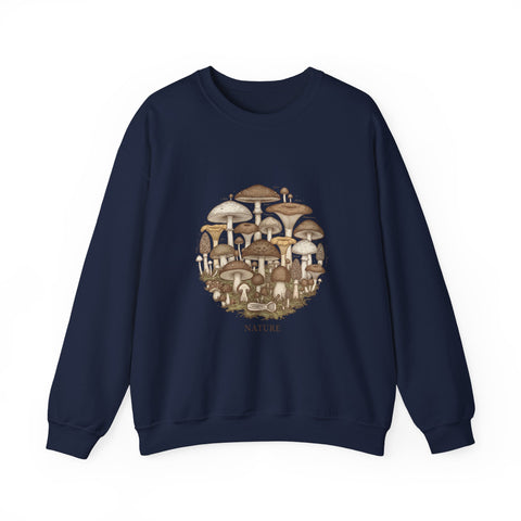 Mushroom Cluster Crewneck Sweatshirt | grunge shirt, flannel aesthetic