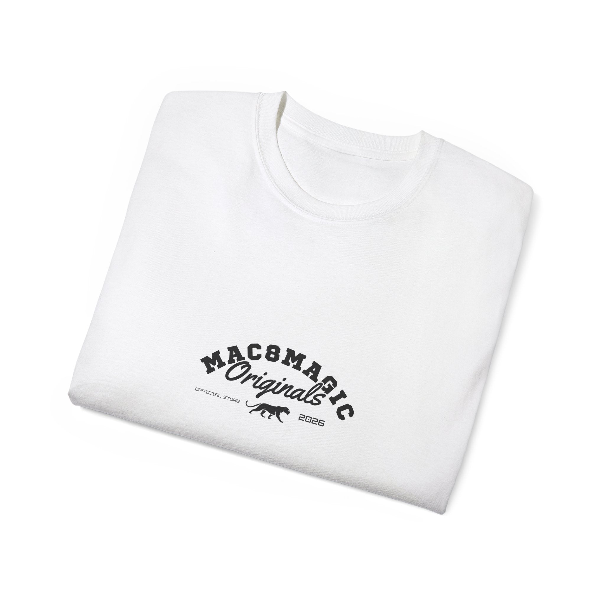 MacnMagic Originals Logo Tee — Vintage-style Graphic T-Shirt