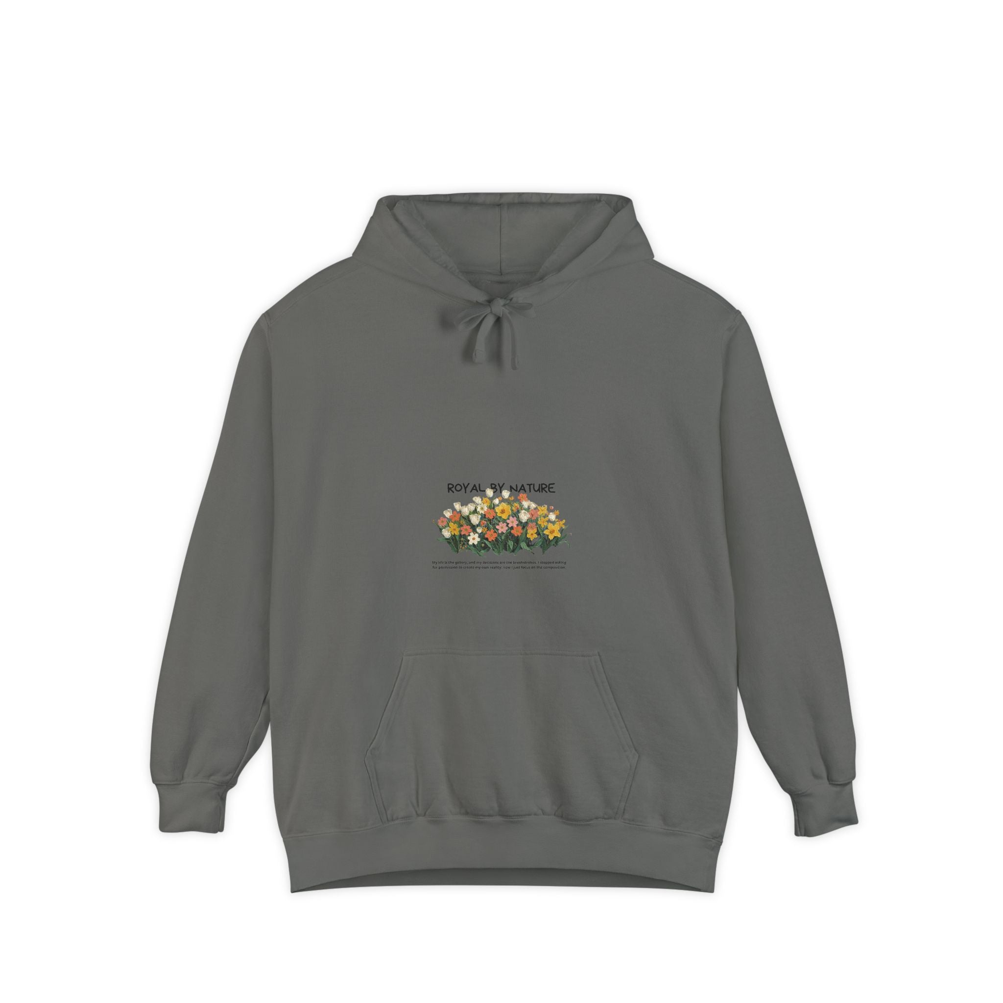 Floral Row Hoodie —  Garden Graphic