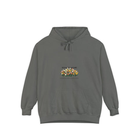 Floral Row Hoodie —  Garden Graphic