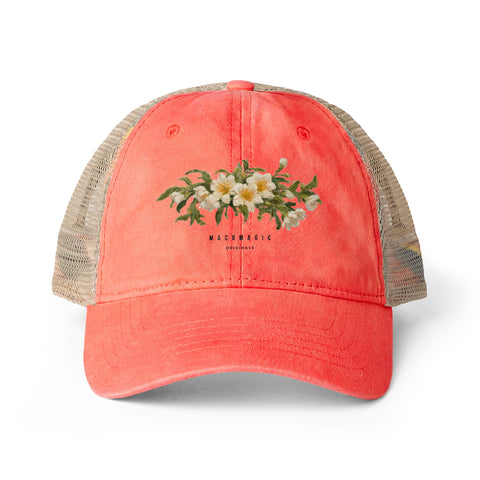 Women's Washed Mesh-Back Cap