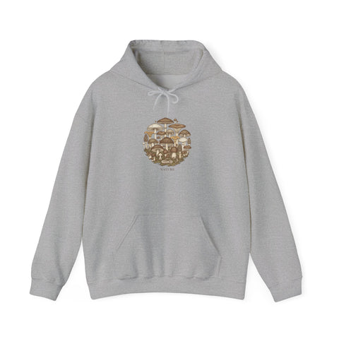 Mushroom Circle Hoodie | grunge revival, plaid comeback