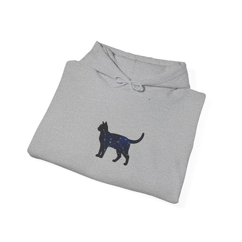 Minimal Black Cat Hoodie | grunge revival, plaid comeback
