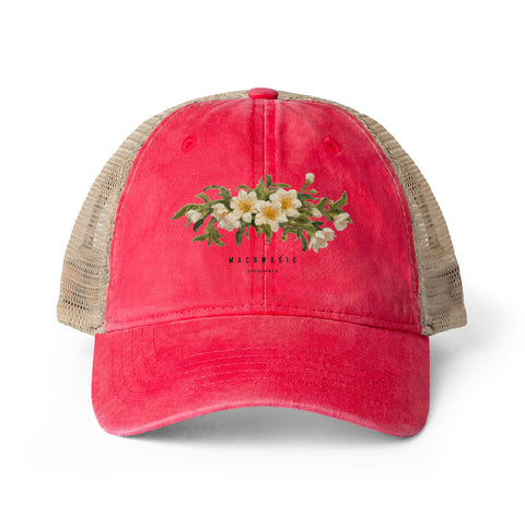 Women's Washed Mesh-Back Cap