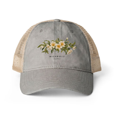 Women's Washed Mesh-Back Cap