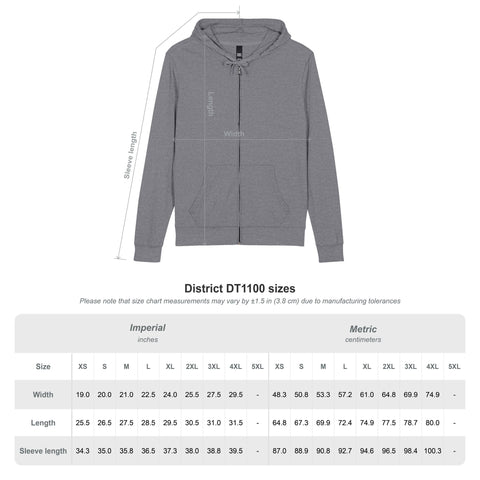 Bear Logo Full‑Zip Hoodie – Minimal Outdoor Graphic Zip-Up