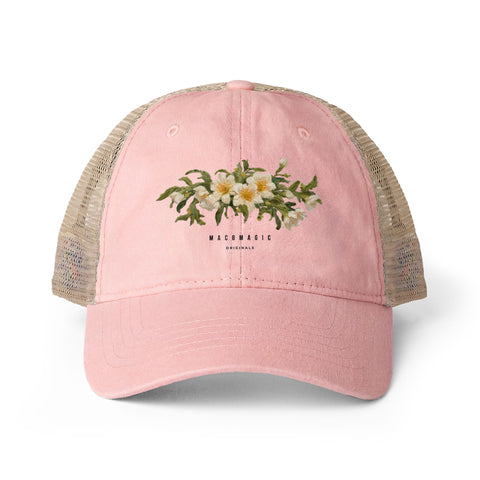 Women's Washed Mesh-Back Cap