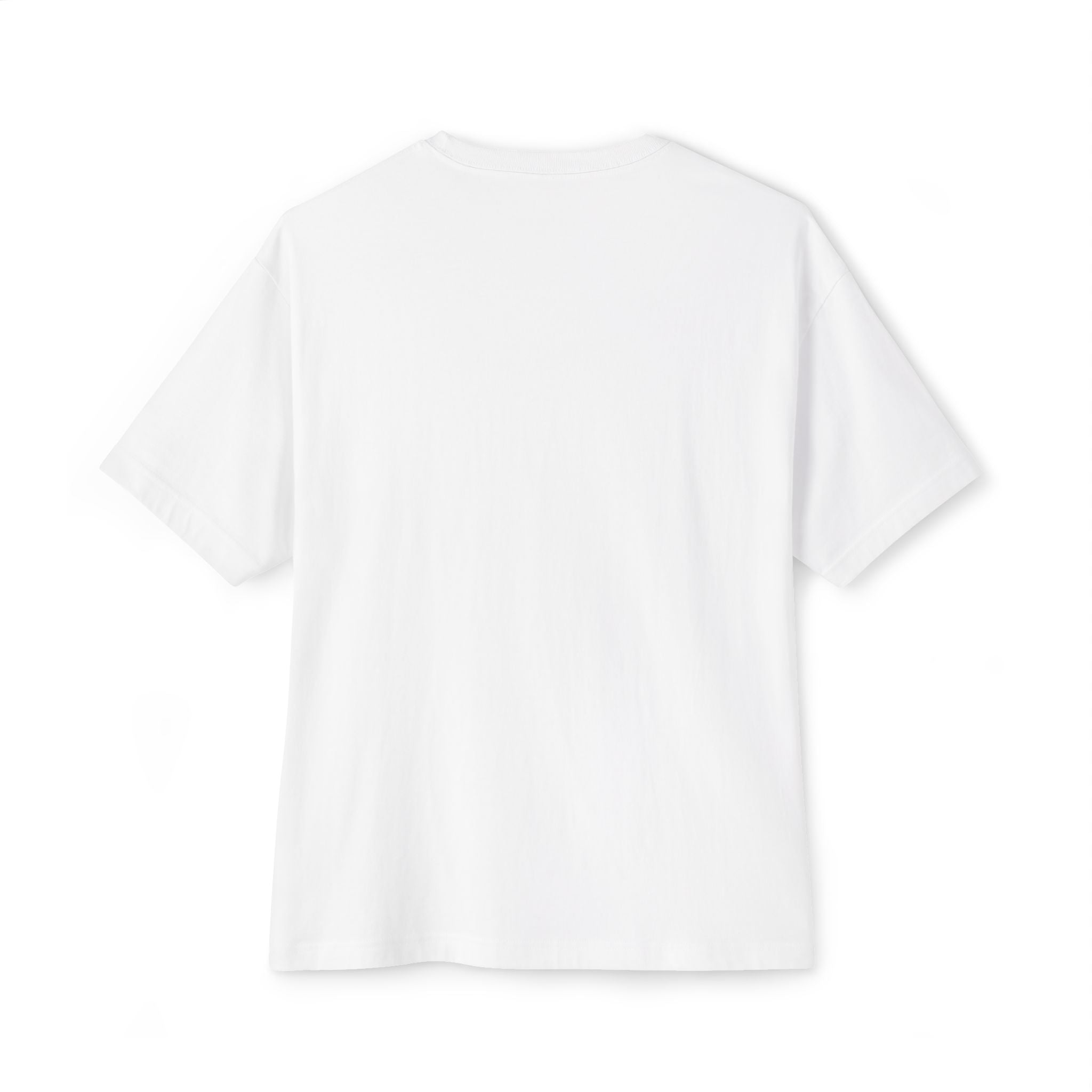 M8M Skull Minimalist Graphic Tee — Oversized Boxy White T‑Shirt