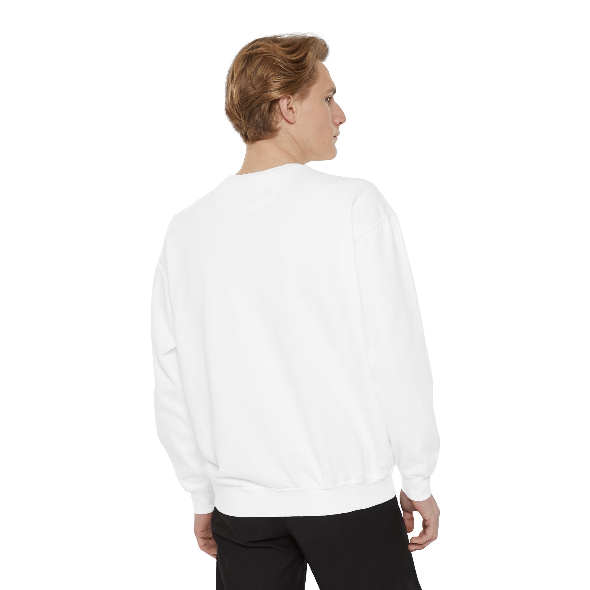 Minimalist Panther Sweatshirt — 'Wandering, Curious' Graphic Crewneck