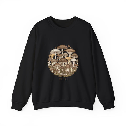 Mushroom Cluster Crewneck Sweatshirt | grunge shirt, flannel aesthetic