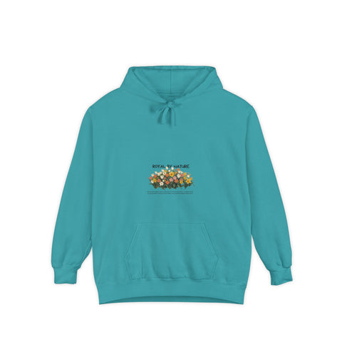 Floral Row Hoodie —  Garden Graphic