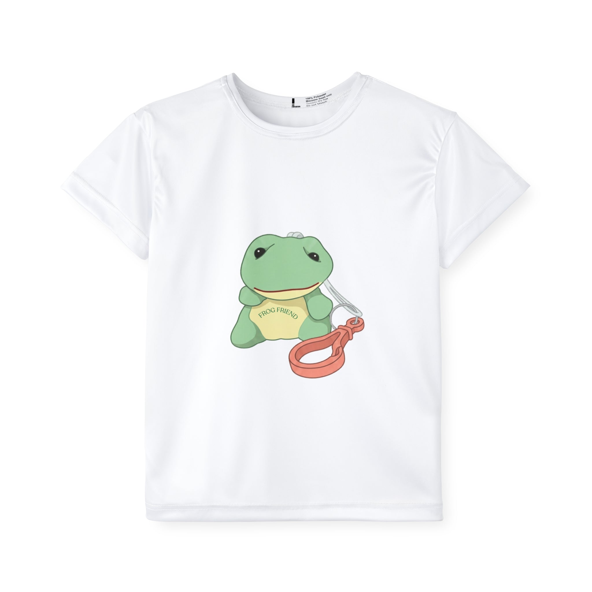 Kids Sports Jersey — Cute Frog Coach Graphic with Whistle