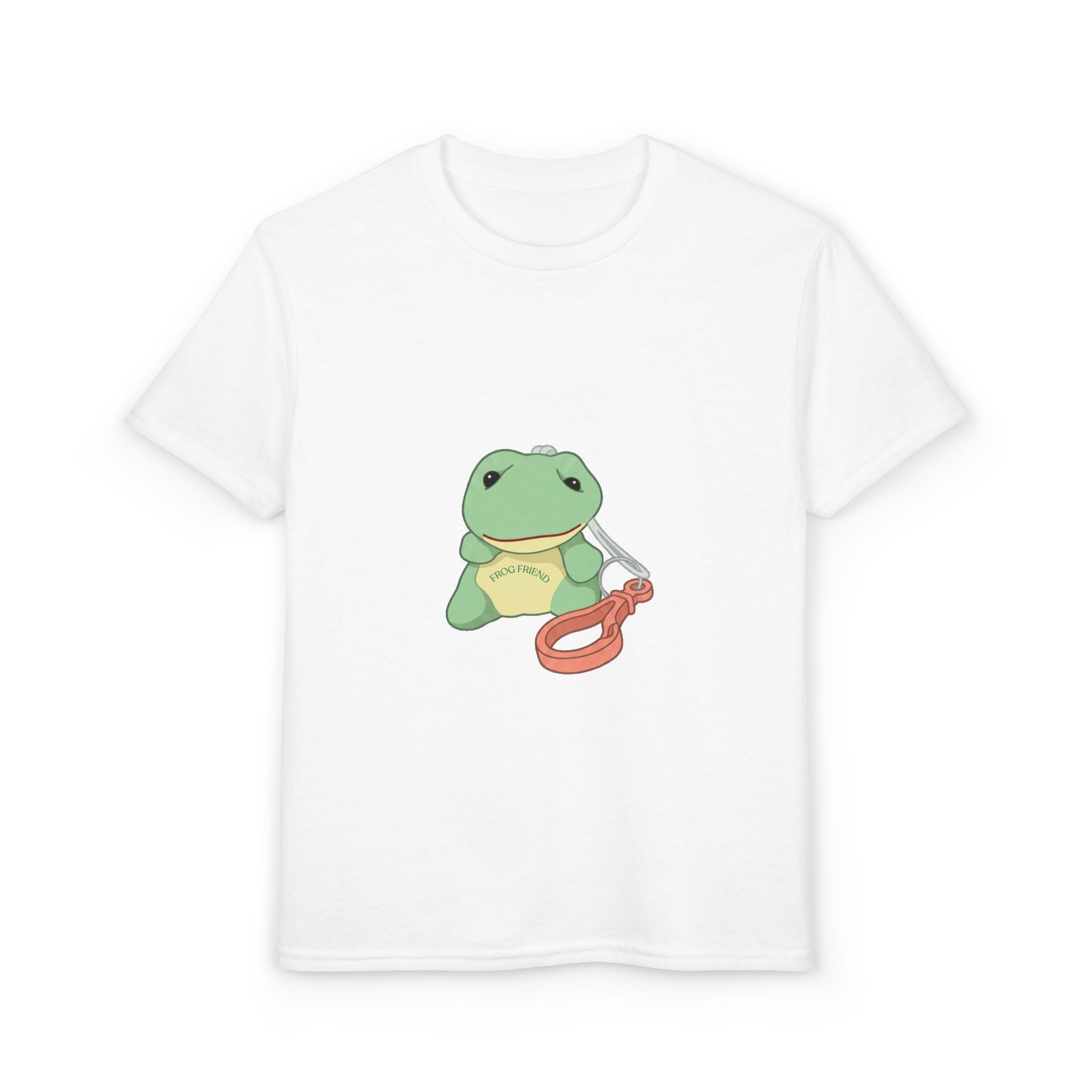 Kids T-Shirt — Cute Green Frogy
