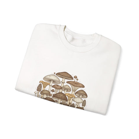 Mushroom Cluster Crewneck Sweatshirt | grunge shirt, flannel aesthetic